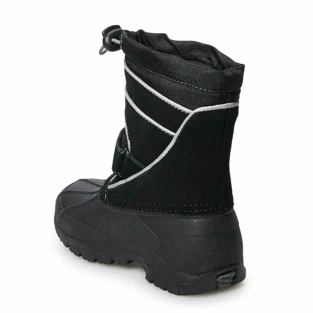 Totes Teo Toddler Boys' Winter‎ Boots Weatherproof Slip On Snow Boot Sizes 5T